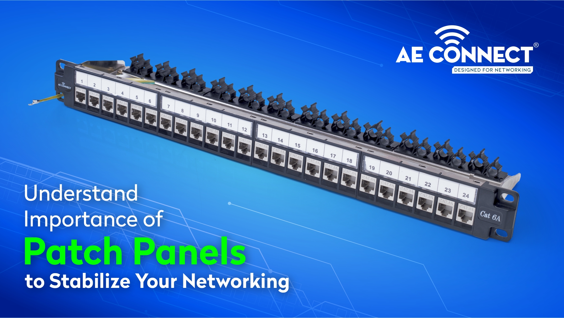 Importance of hot sale patch panel