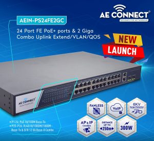 24-Port PoE+ Switch